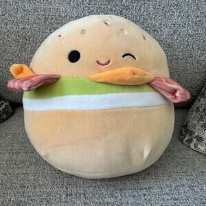 Original Squishmallows Geronimo Bagel Breakfast Squad 8" Plush Stuffed Animal